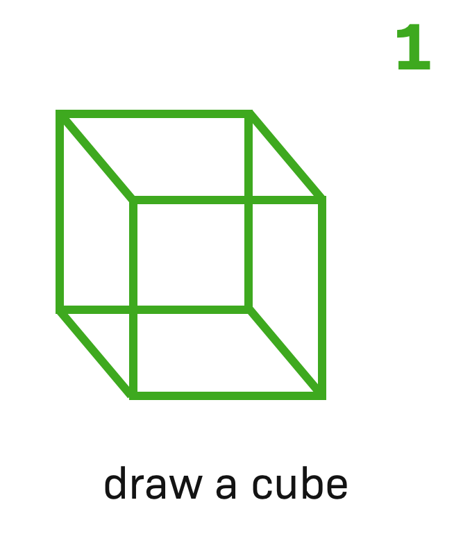 Step 1: Draw a square